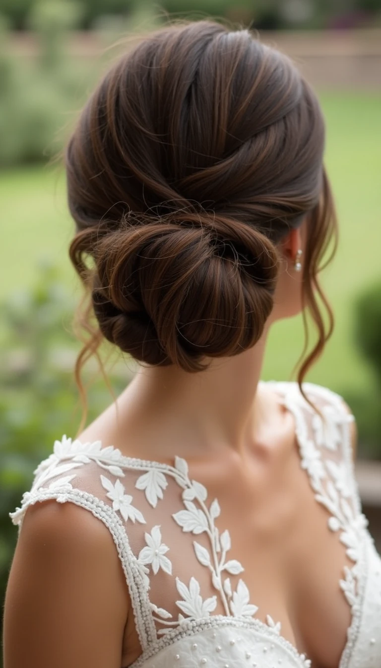 The Classic Chignon: Timeless Elegance in a Bridesmaid Hair Updo