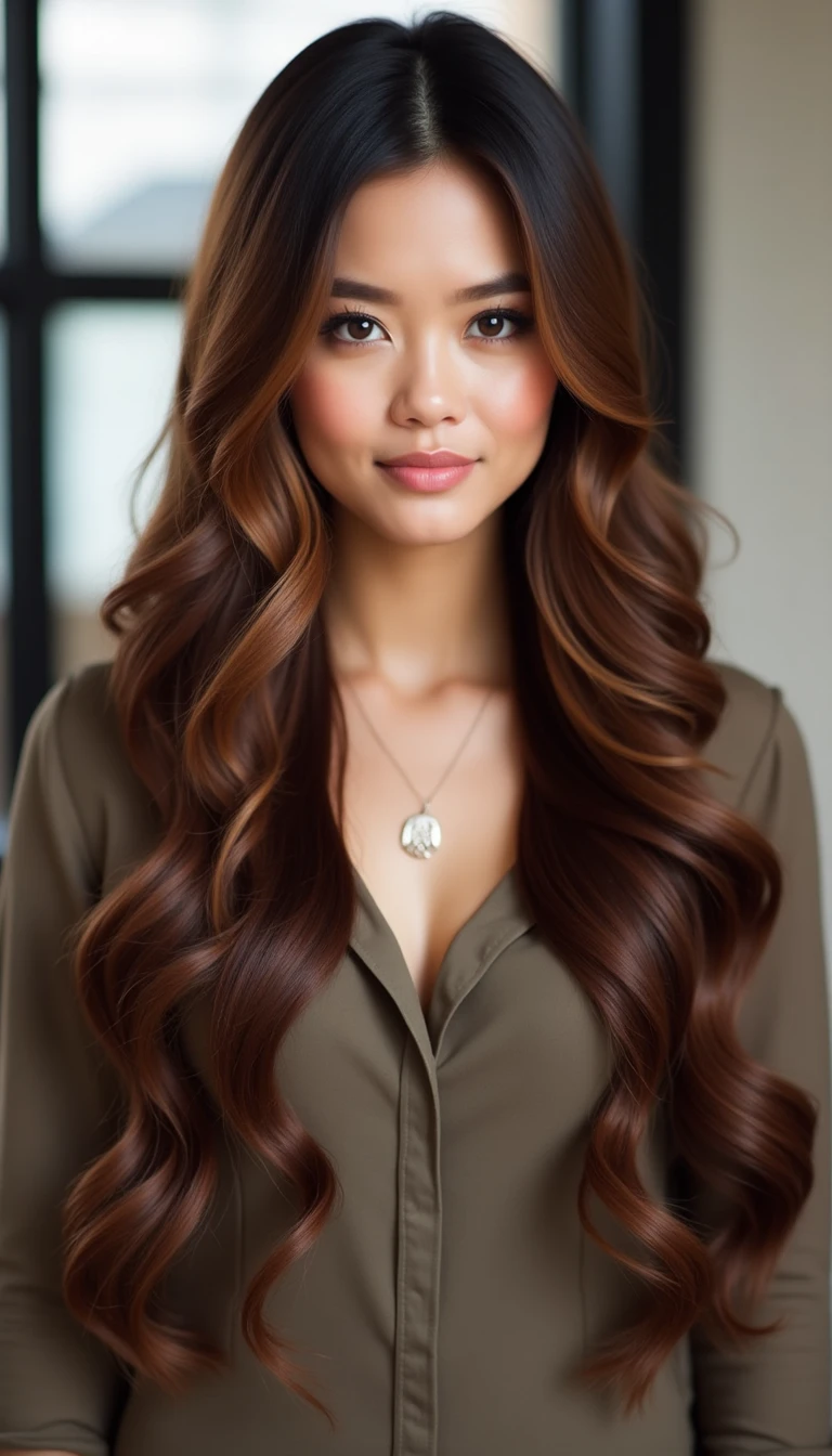Honey Brown Balayage Hairstyles Ideas: The Classic Ombre