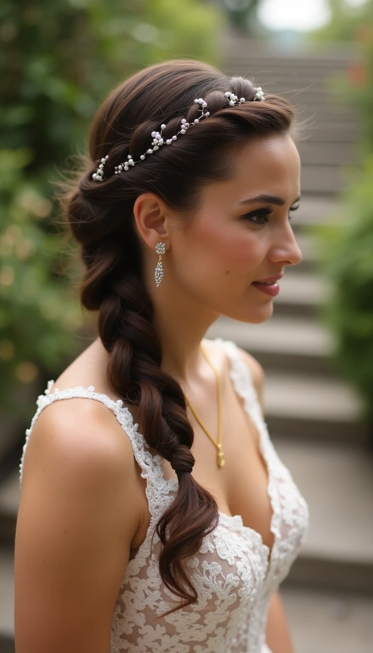 Braided Beauty: Incorporating Braids into Your Bridal Hair Down