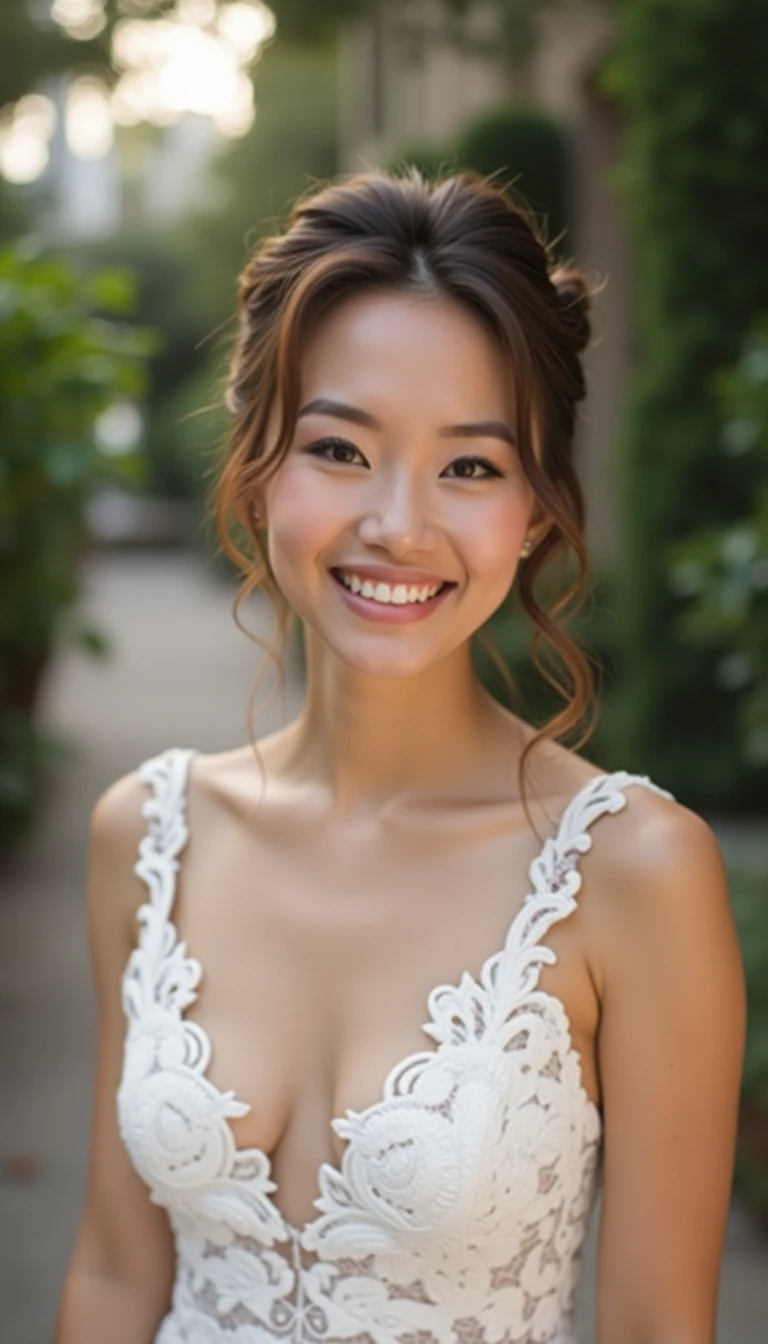 Sleek Low Bun: A Timeless Wedding Guest Hairstyles Medium Staple