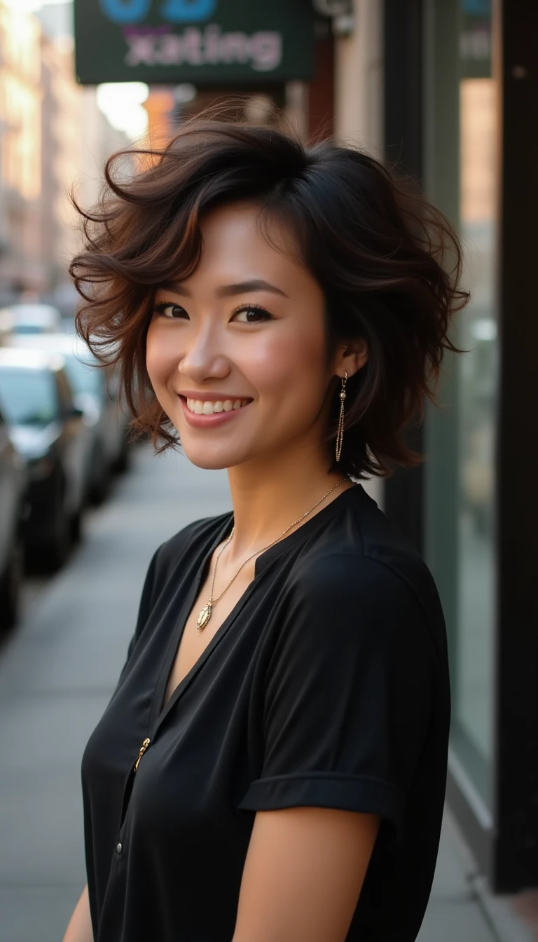 The Textured Lob: Short Hair Styles Easy with Volume