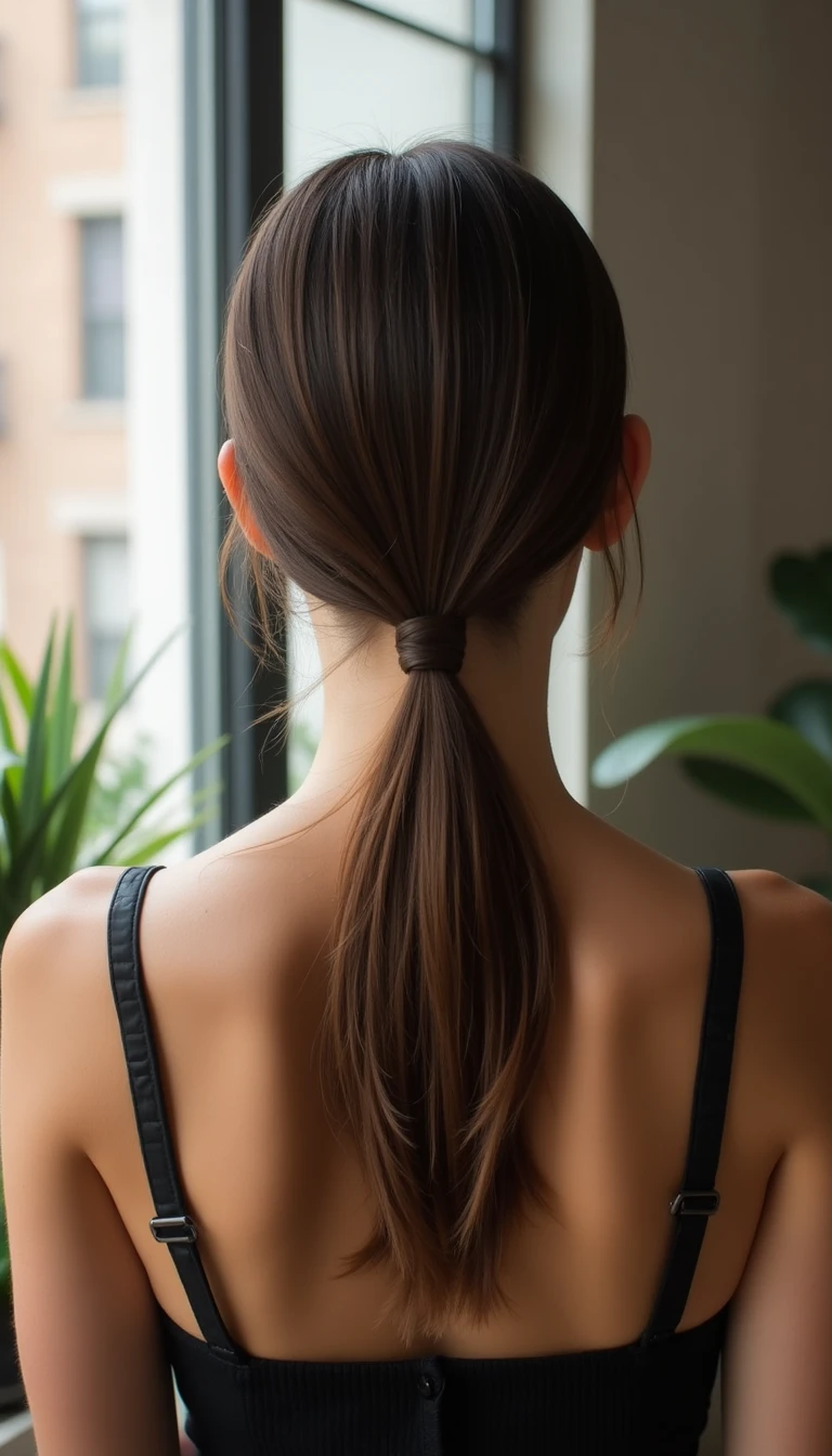 Quick and Easy: The Simple Hairstyles Low Ponytail