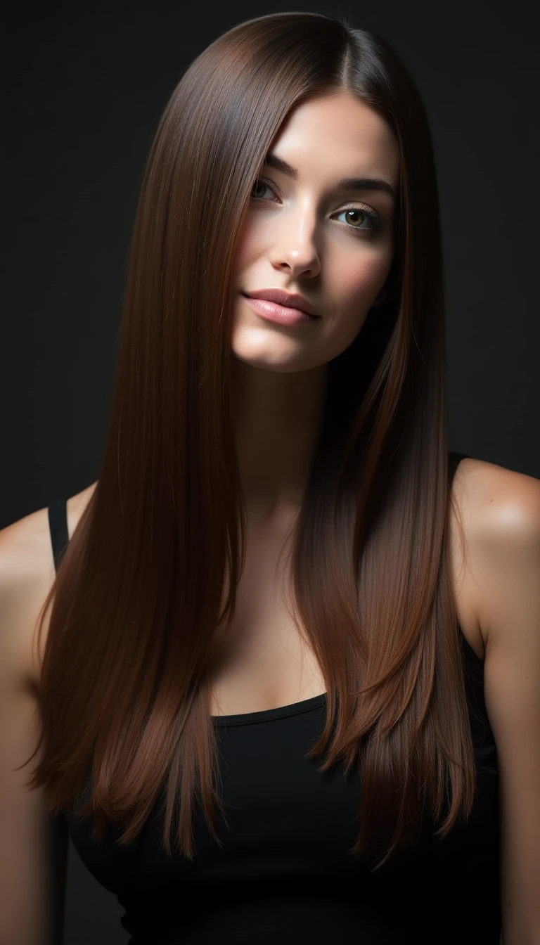 Professional Long Straight Hairstyles: Sleek and Sophisticated