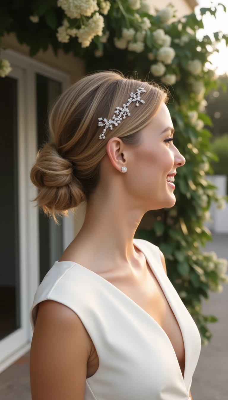 Messy Bun: The Effortlessly Chic Easy Wedding Guest Hairstyle