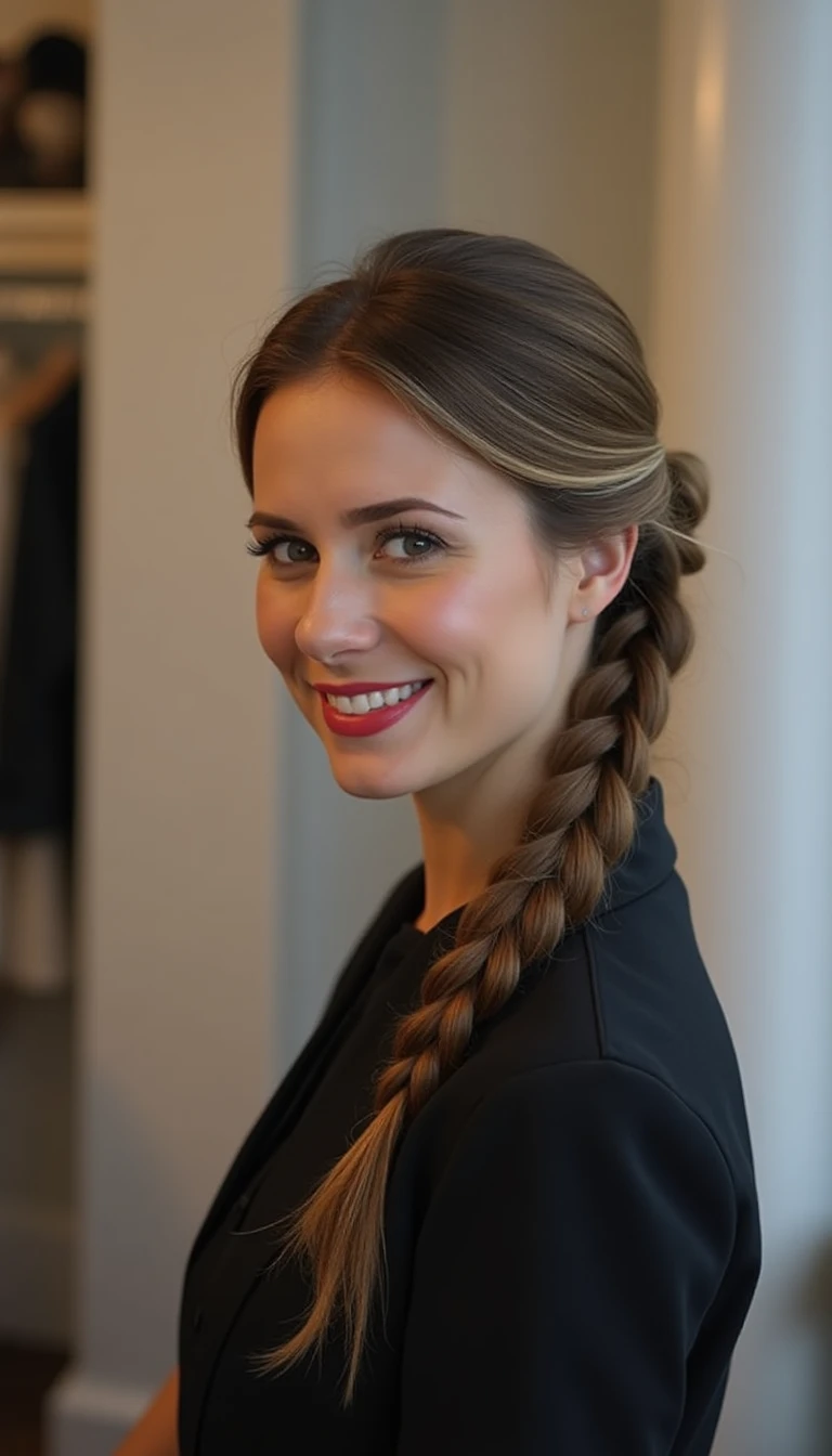 Twisted Side Braid: An Easy Hairstyle For Medium Hair with a Twist