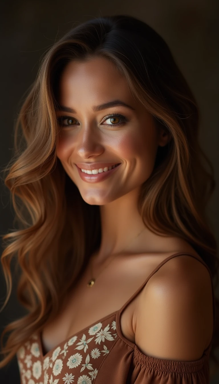 Rich Chocolate Base with Caramel Highlights Ideas