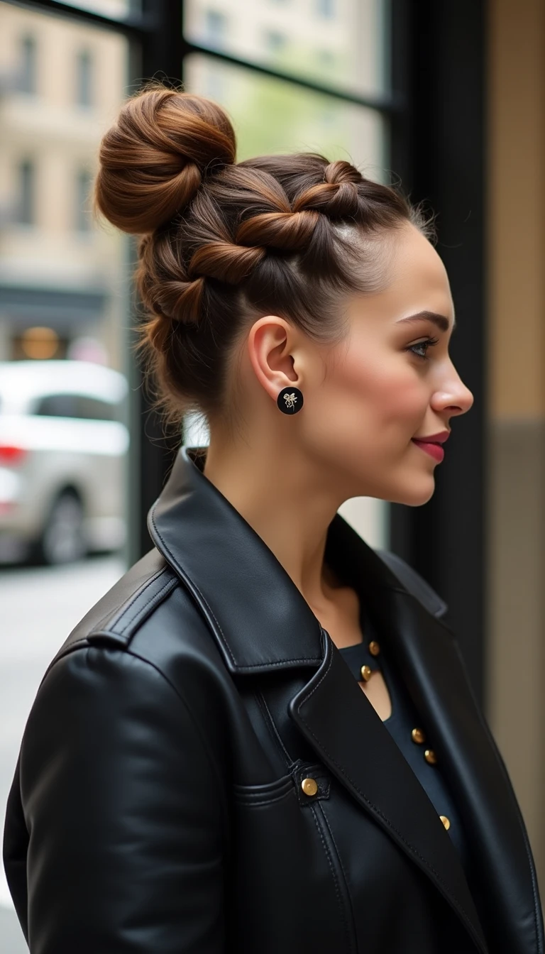 Twist and Turn: The Charming Simple Hairstyles Braided Bun