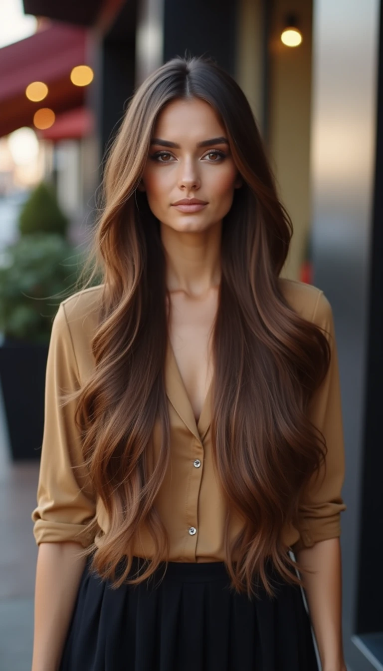 Layered Long Straight Hairstyles: Adding Dimension and Movement