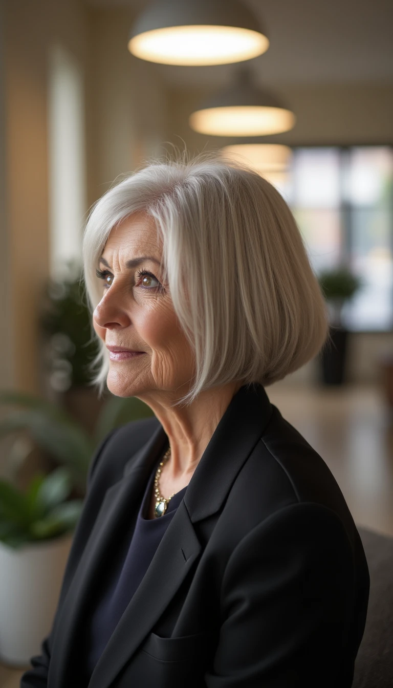 Chic Bob: A Timeless Hair-Cuts Idea for Women Over 65