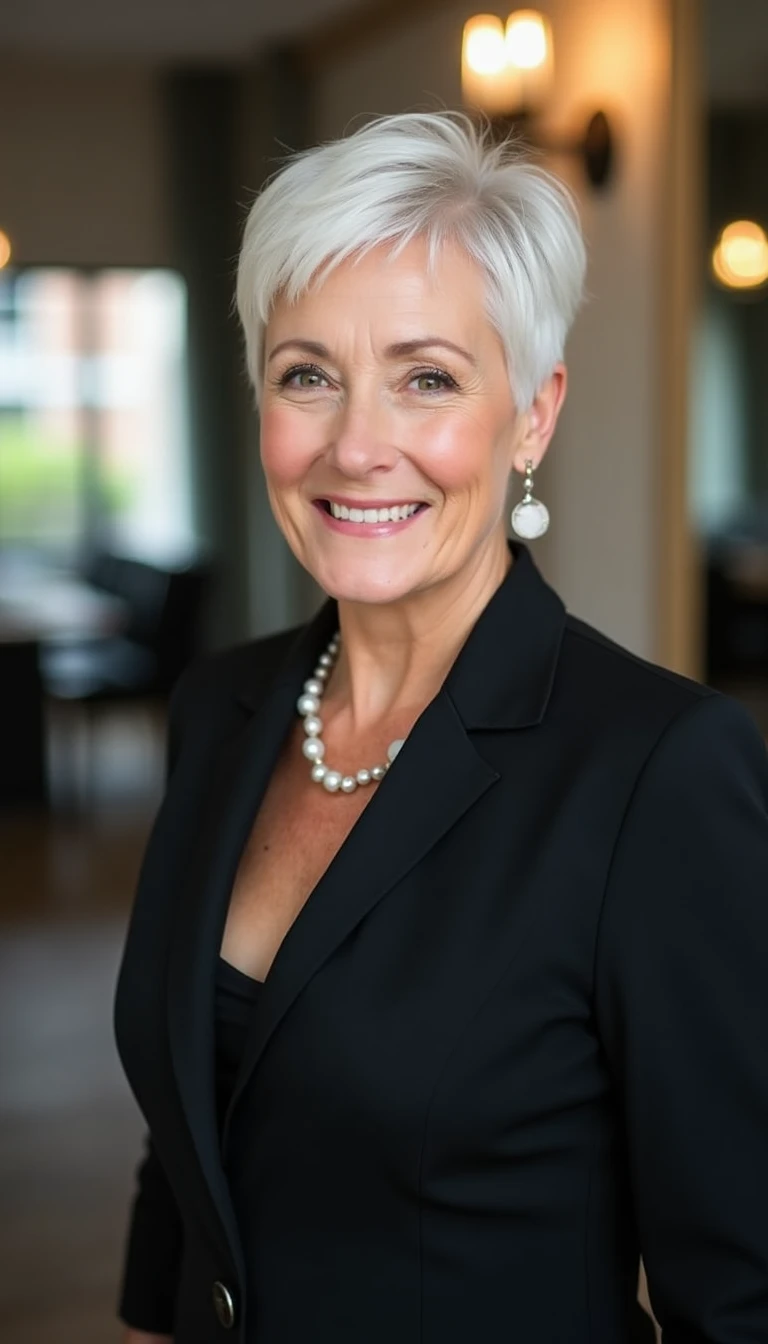 The Tapered Cut: A Modern Haircut For Older Women With Fine Hair