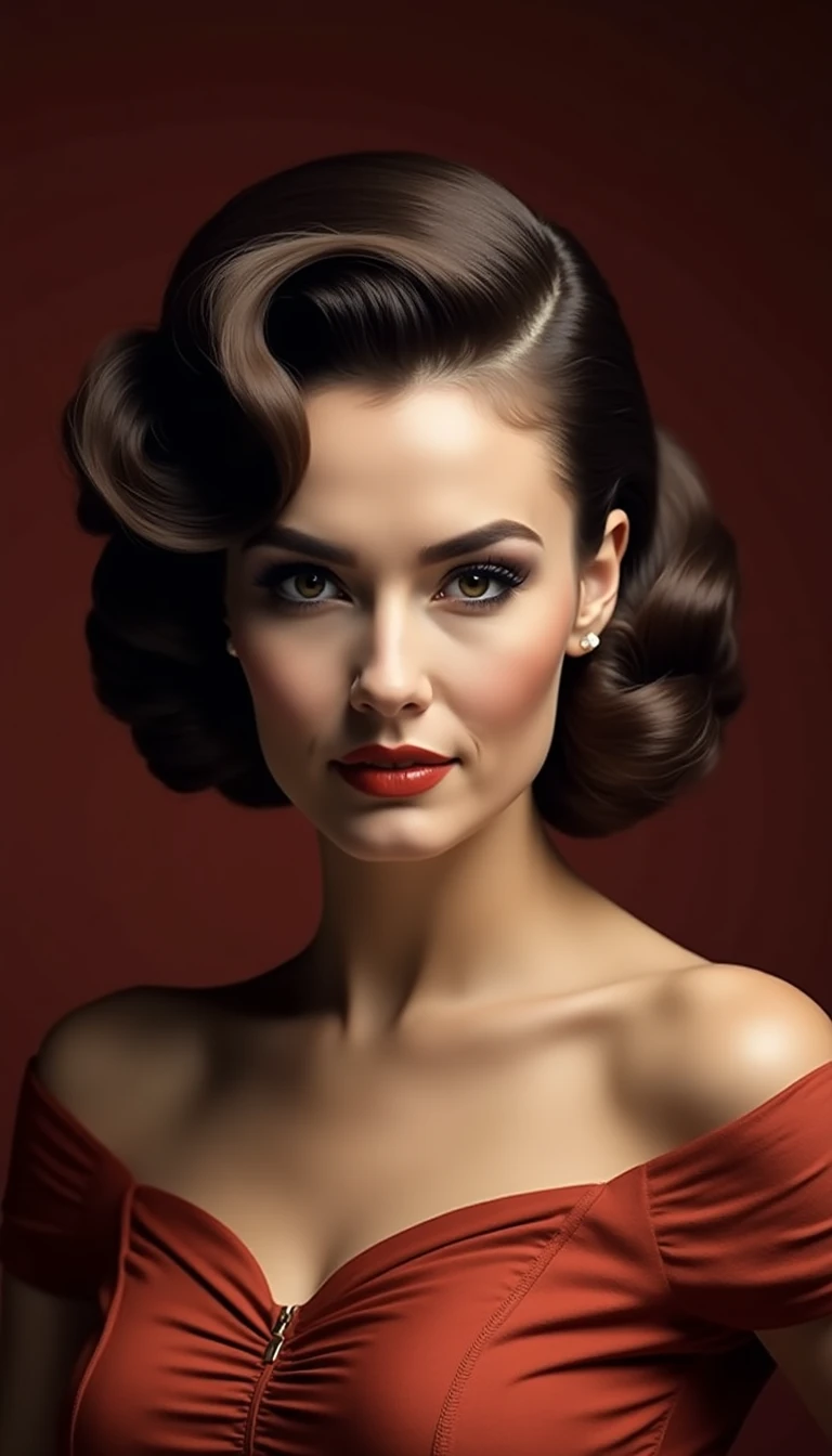 Slick Hairstyles: The Vintage Glam Victory Rolls