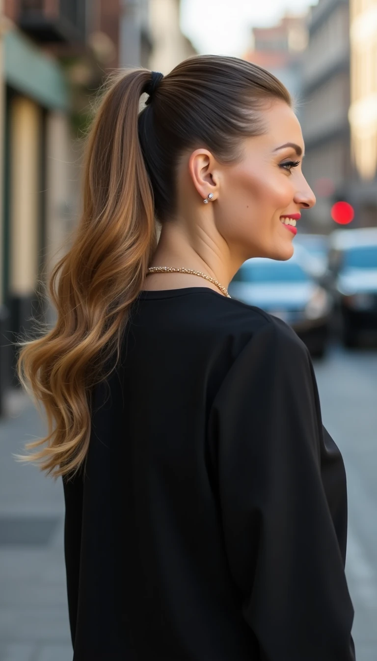 Sassy Hair Older Women Hairstyles: The Glamorous Long Ponytail