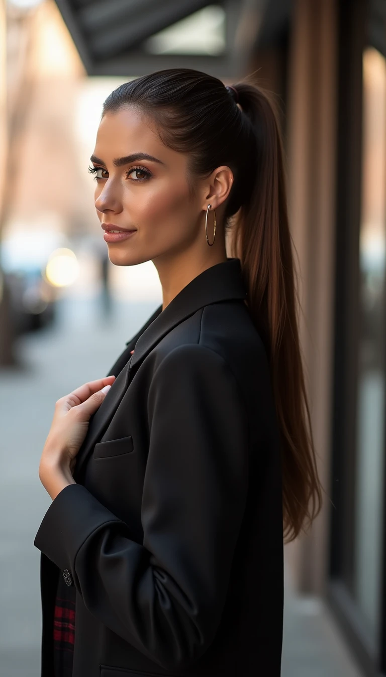 Sleek Low Ponytail Hairstyles: A Touch of Subtle Sophistication