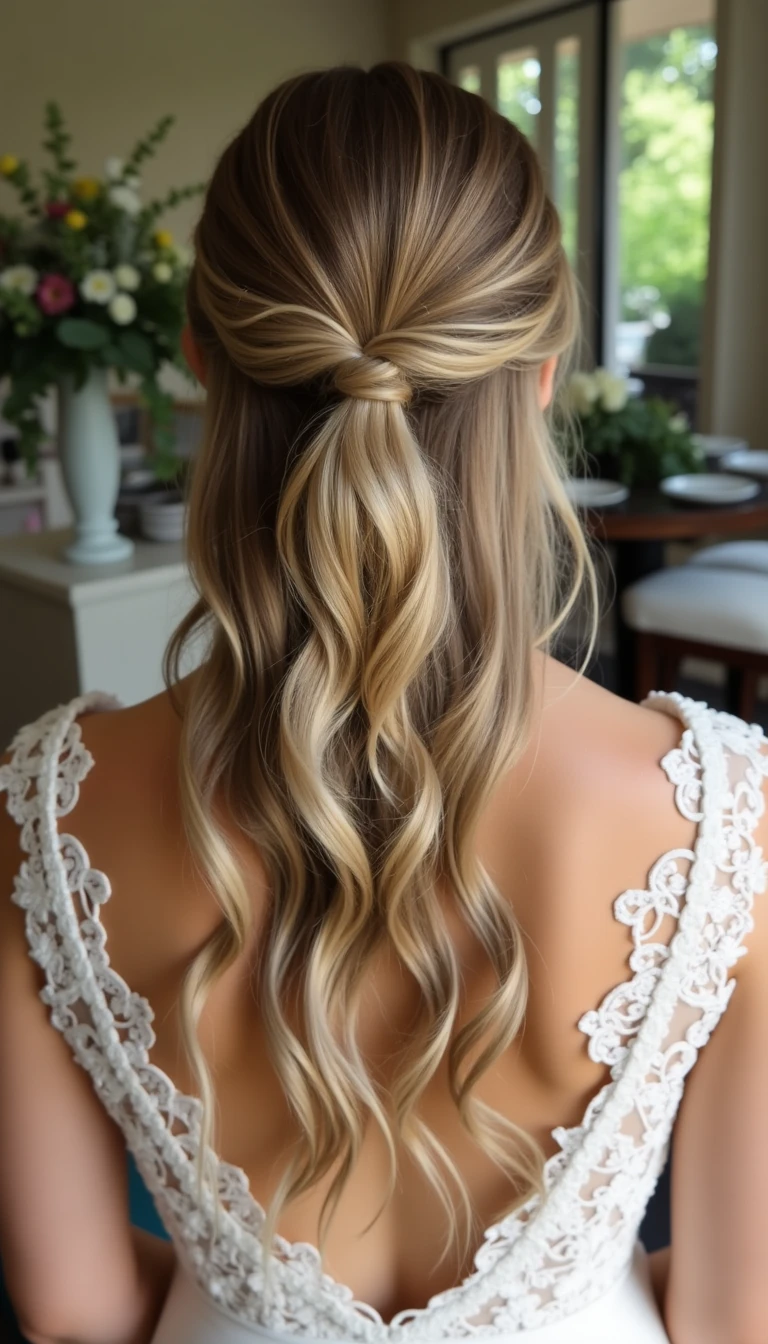 Half-Up, Half-Down: Versatile Wedding Guest Hairstyles for Long Hair