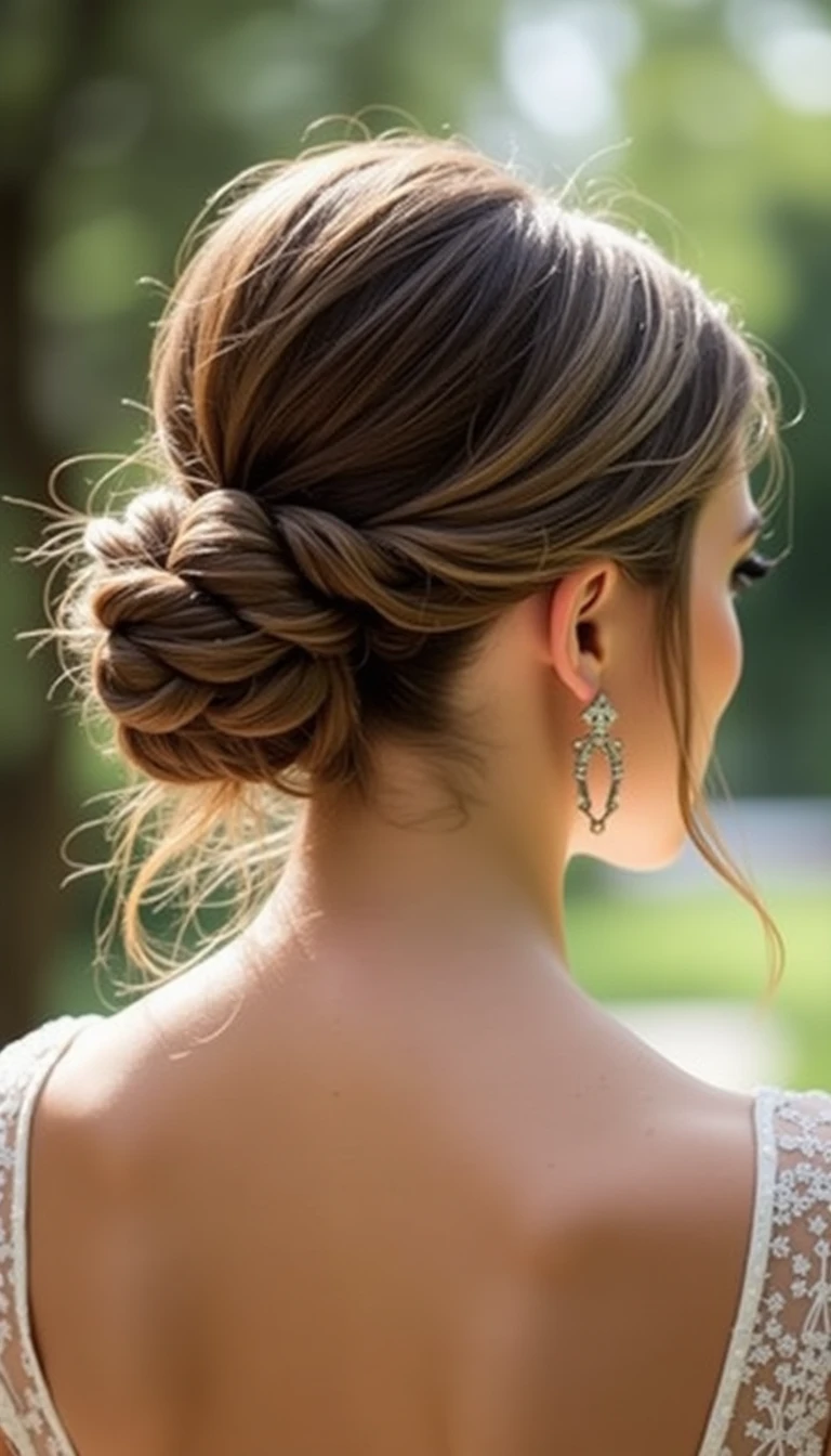 Textured Buns: Trendy Bridesmaids Hairstyles with a Modern Twist