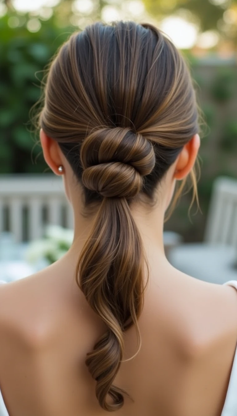 Playful Ponytail: A Fresh Take on Wedding Guest Hairstyles Medium