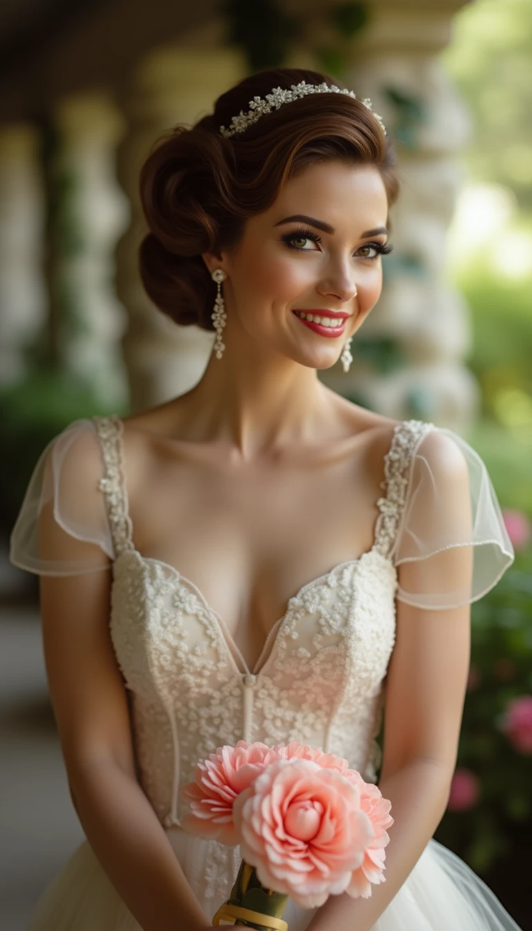 Vintage Glamour: The Retro Wedding Guest Hairstyles Medium