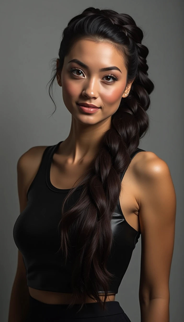Long Straight Hairstyles with a Twist: Unconventional Styles