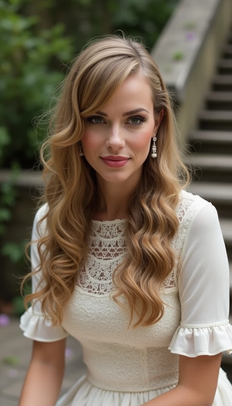 Vintage Waves: Retro Wedding Guest Hairstyles for Long Hair