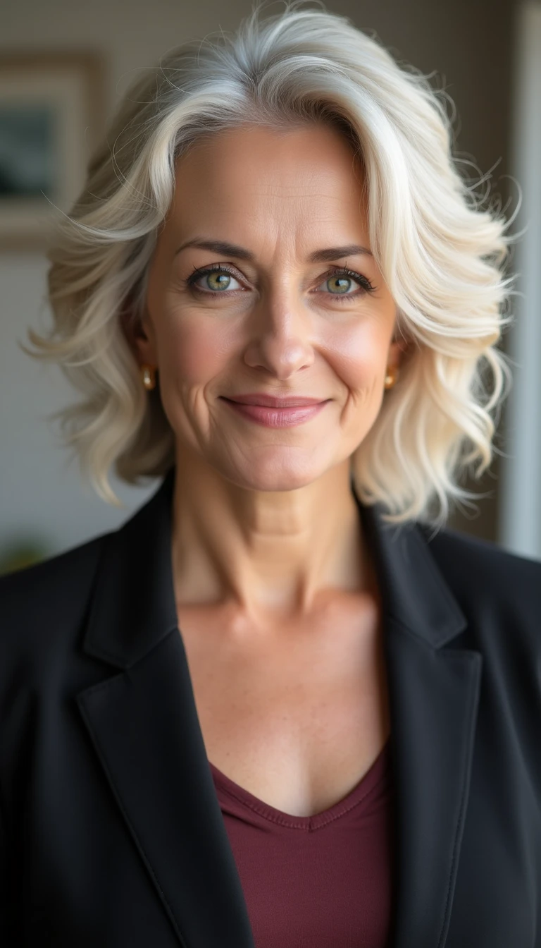 Soft Waves: A Romantic Haircut For Older Women With Fine Hair