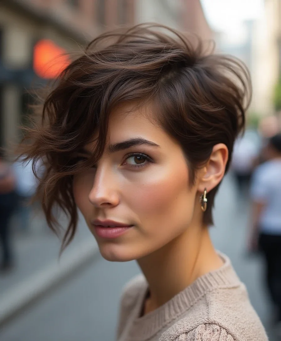 2. Textured Slick Back