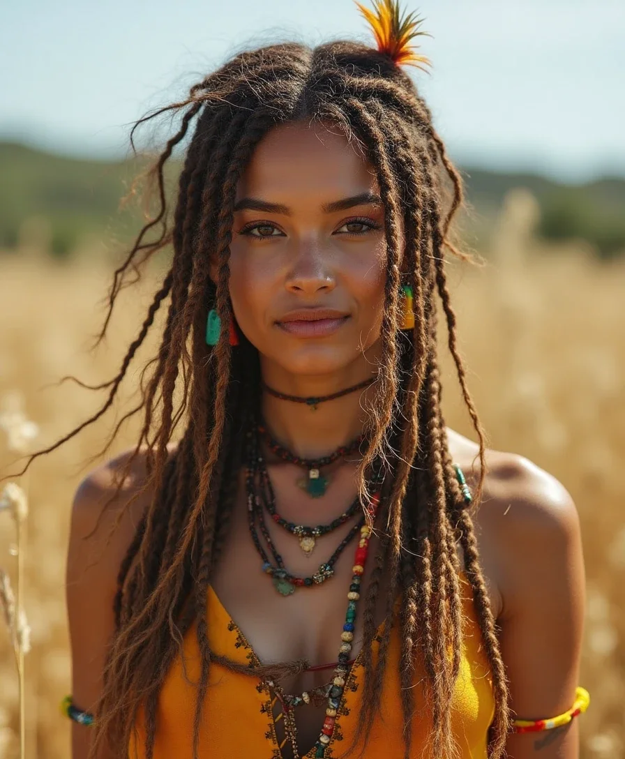 2. Bohemian Rasta Braids