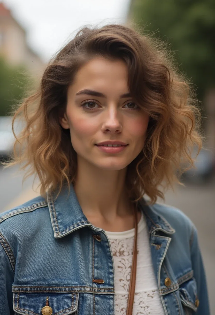2. Wavy Bob