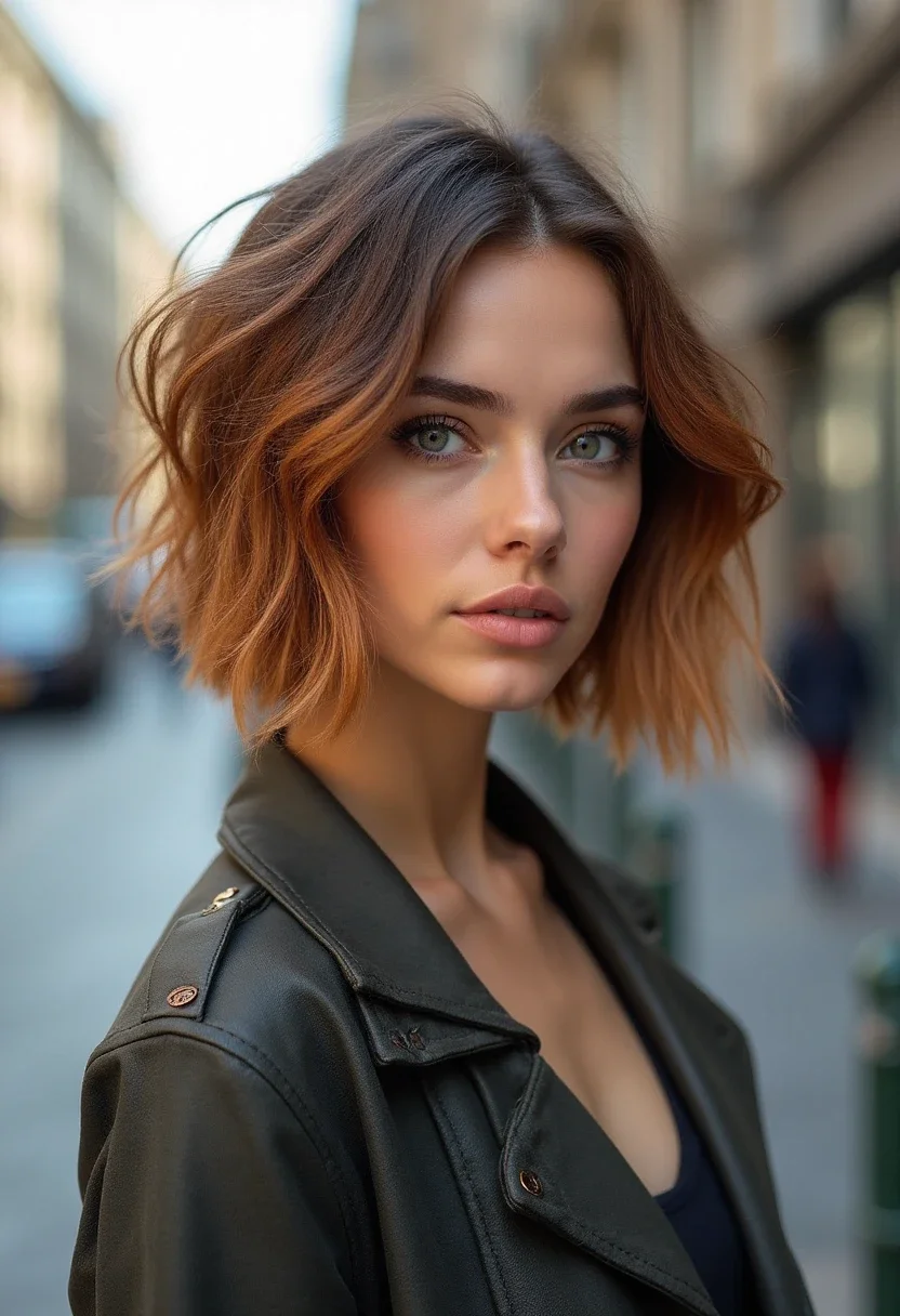2. The Textured Bob