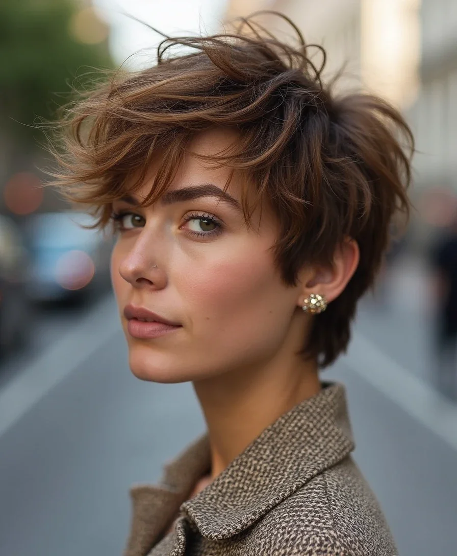 2. Messy Pixie