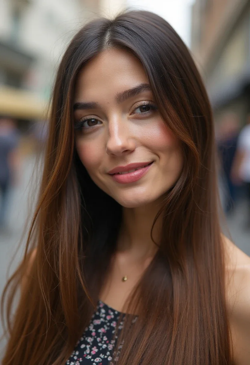 2. Sleek and Straight