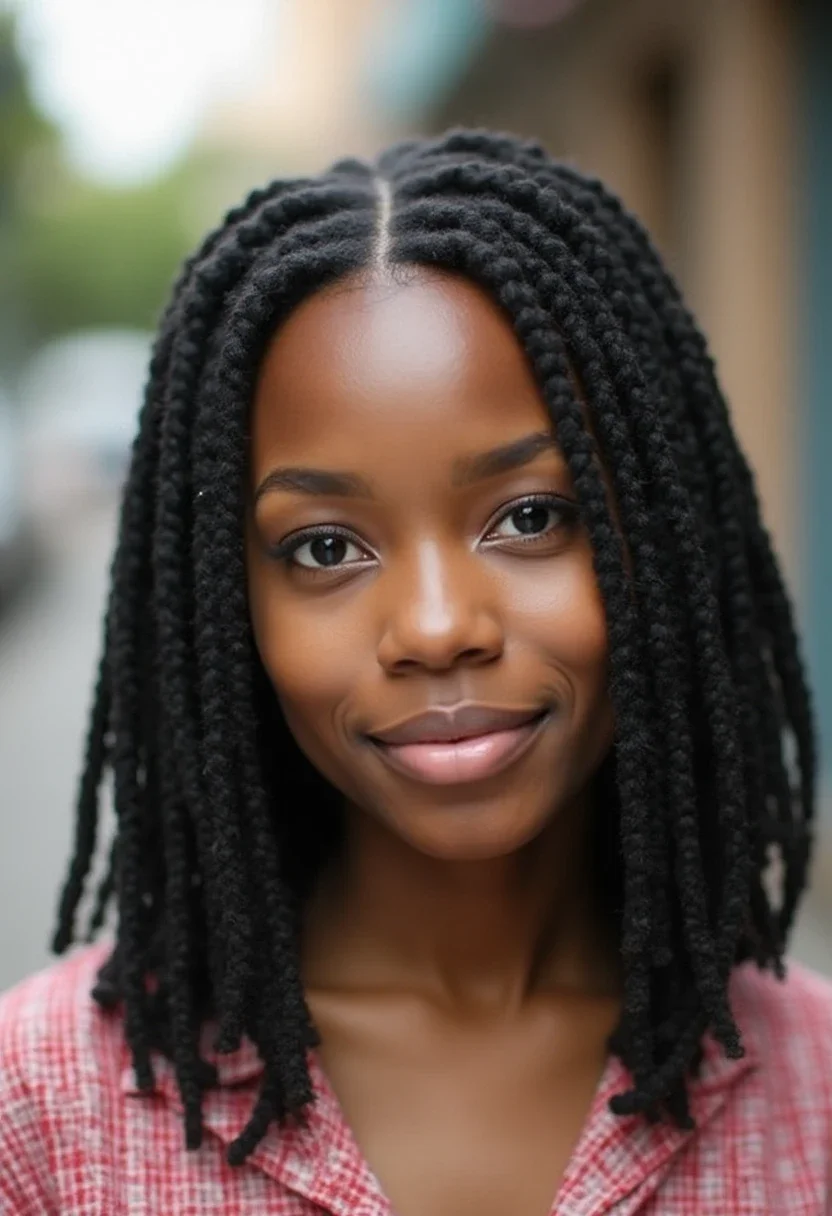 2. Bob Faux Locs