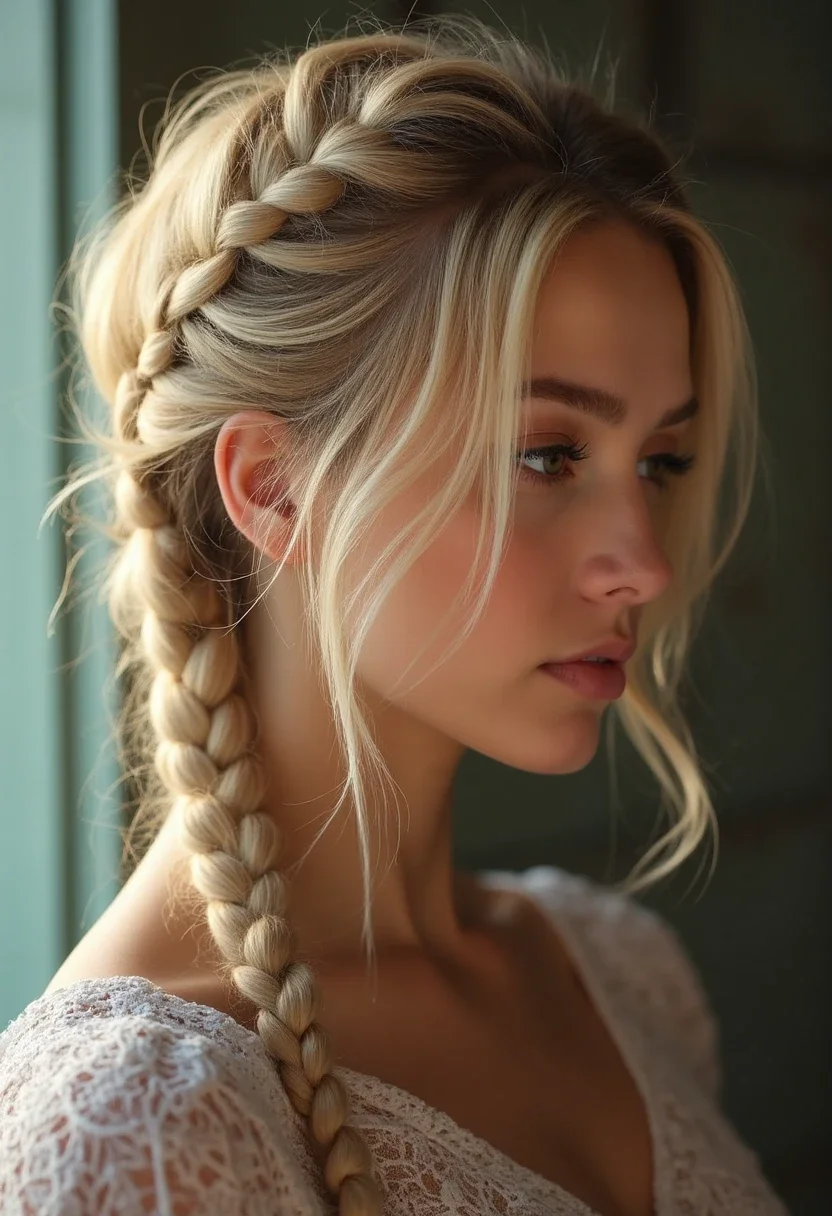 2. Dutch Braid Delight