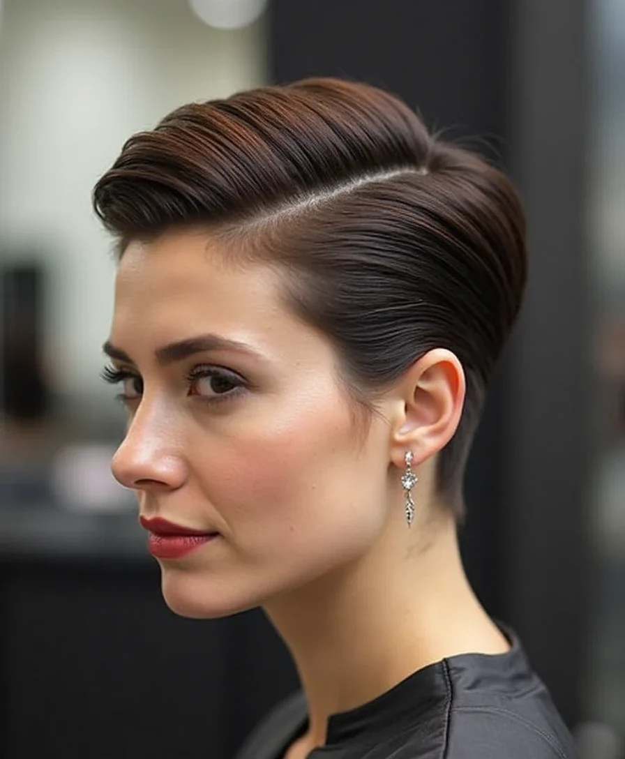 11. High Shine Slick Back