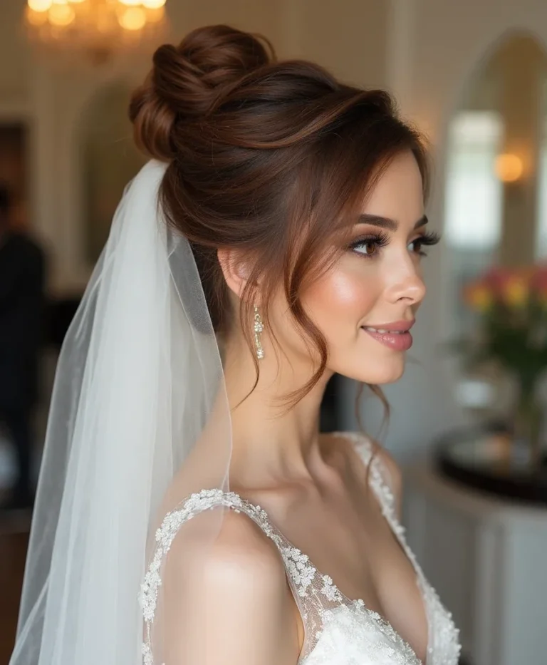 15 Enchanting Bride Hairstyles with Veil to Inspire Your Big Day Look