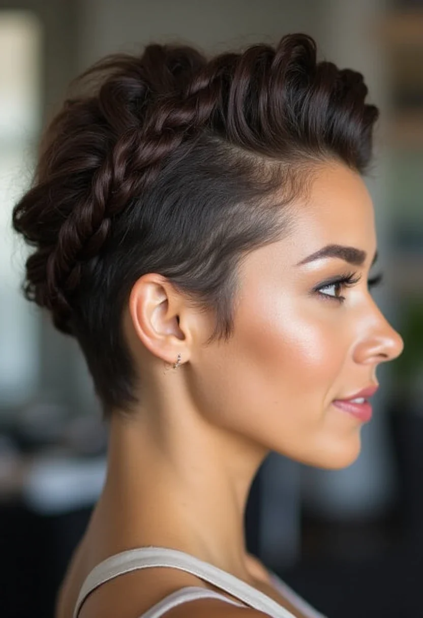 11. Short Braided Crown