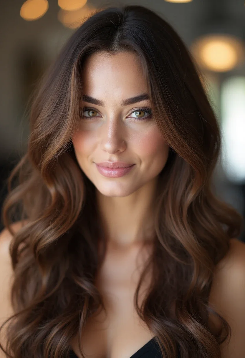 11. Side Part Curls