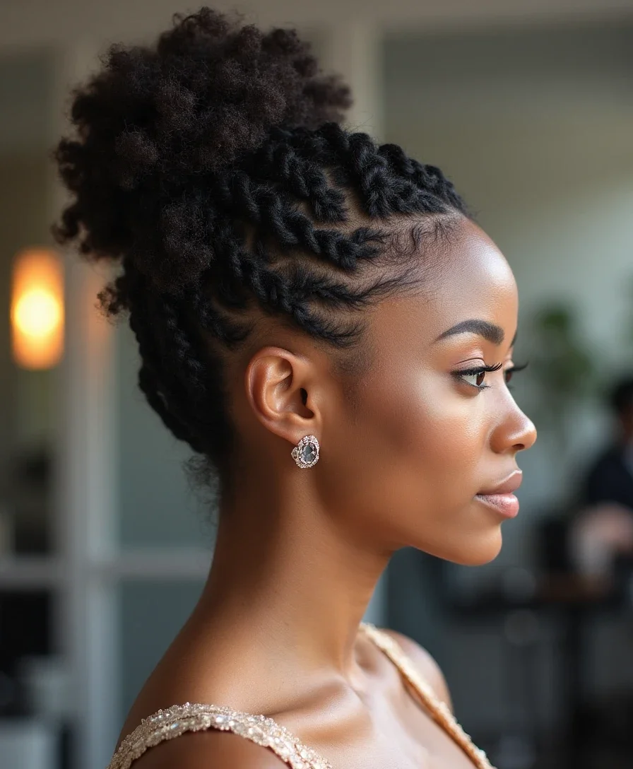 11. Braided Updo