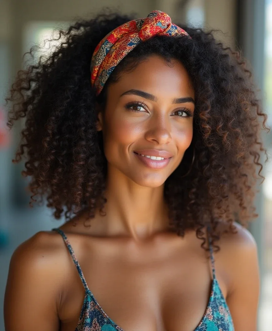 11. Bohemian Headband Style