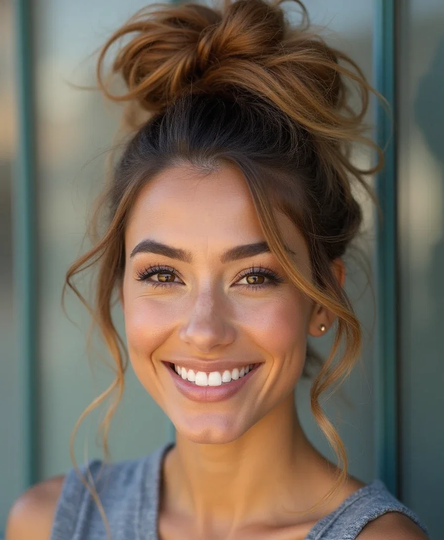 12. High Bun