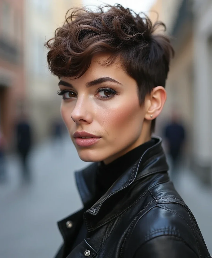 12. Textured Pixie Cut