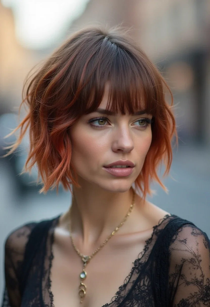 12. Inverted Choppy Bob