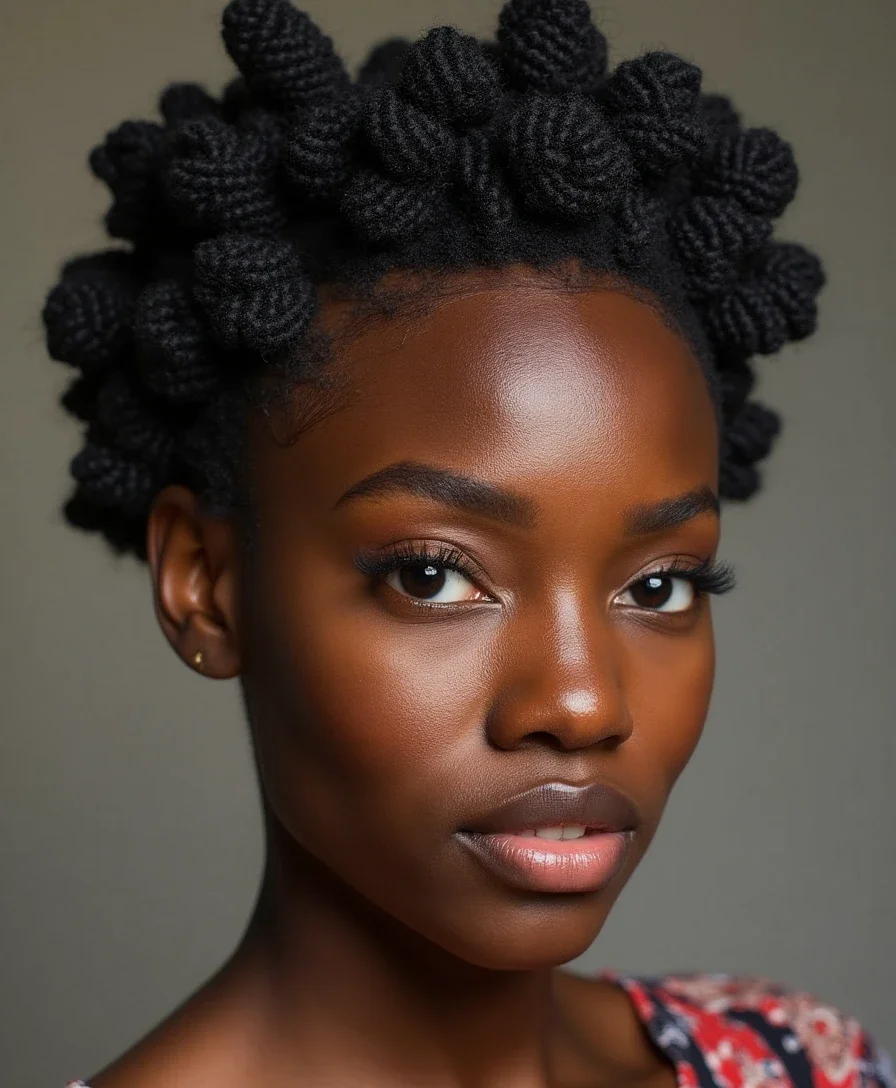 12. Bold Bantu Knots
