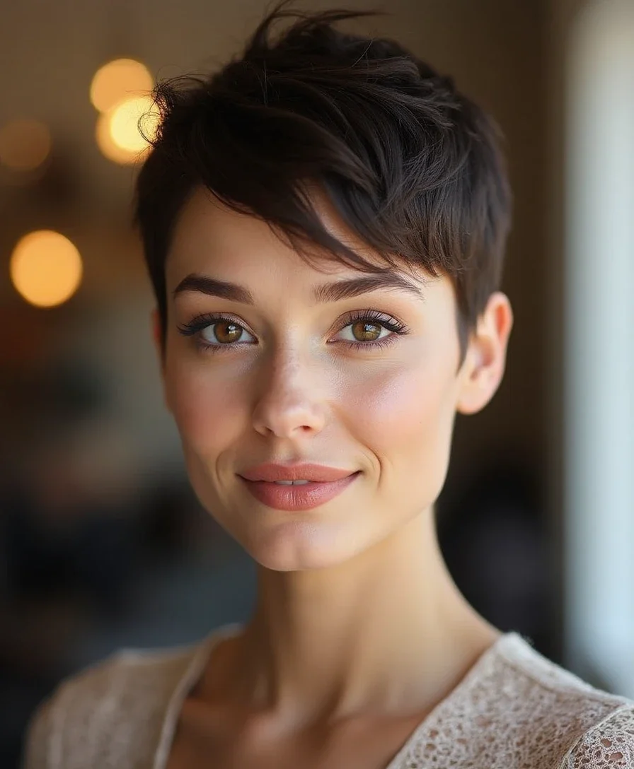 13. Gleaming Pixie Cut
