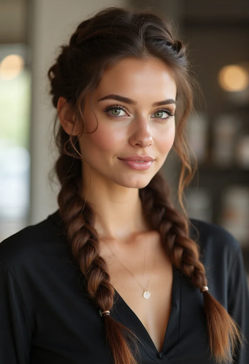 13. Double Dutch Braids