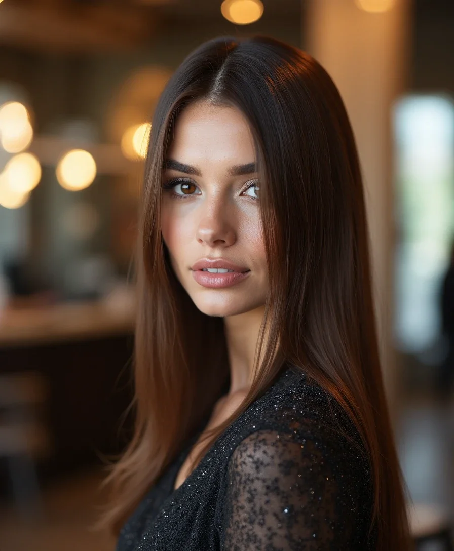13. Sleek and Polished Lob