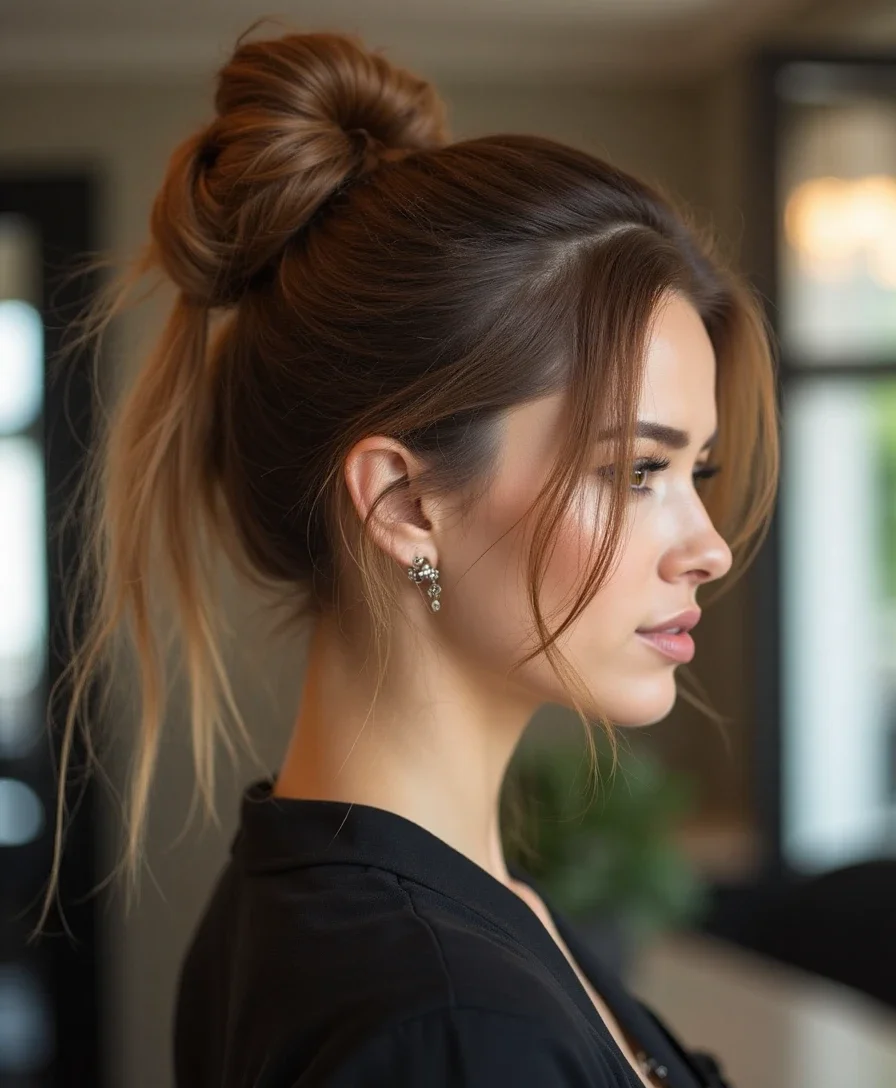 13. Messy Bun
