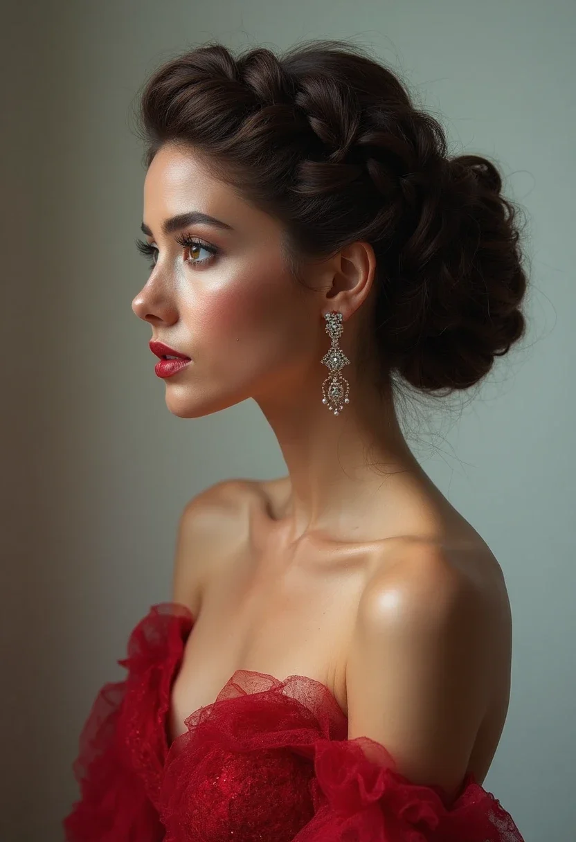 13. Twist Braid Updo