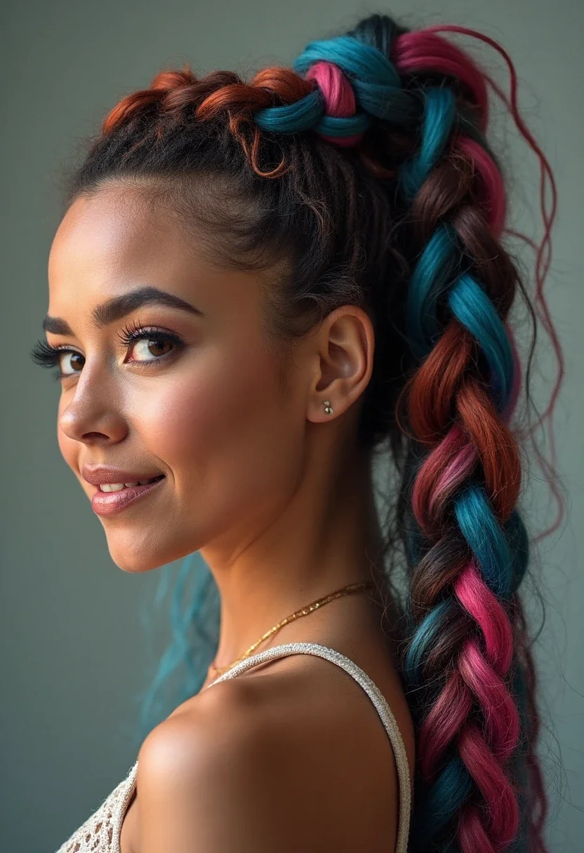 13. Yarn Braids