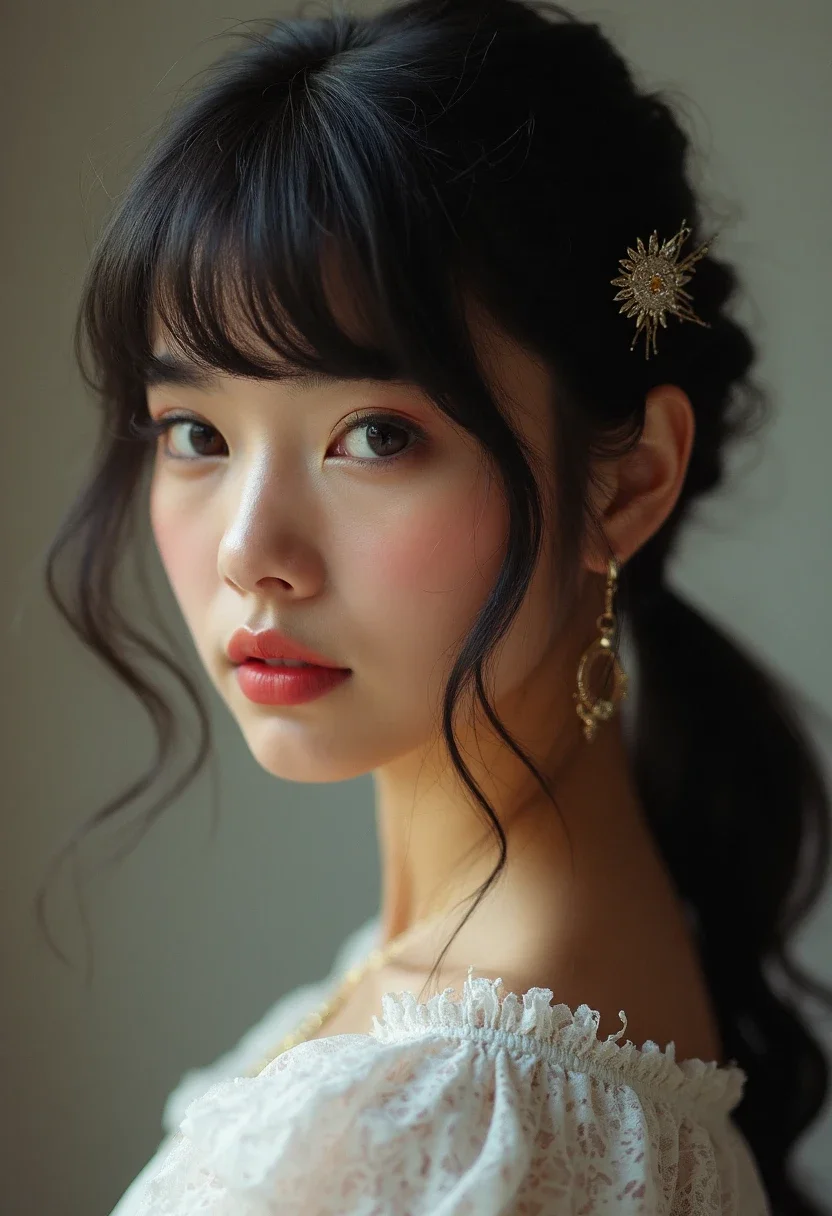 13. Pinned Back Bangs