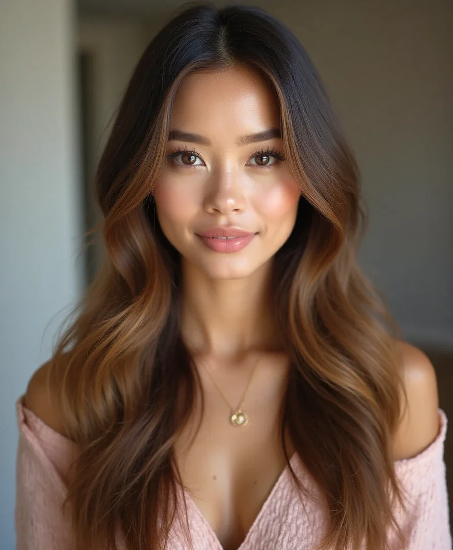 14. Straight and Sleek for Heart-Shaped Faces